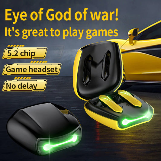 "Bumblebee Air Car: Ultimate Wireless Earbuds for Gaming with Low Latency and Transformer Design"